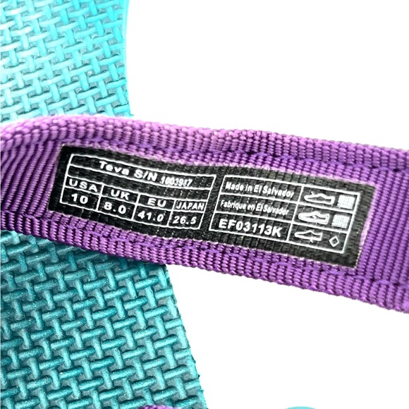 Teva Women’s Original Universal Hook & Loop Sandal sz 10 - Picture 7 of 12